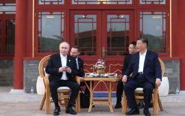 Переговоры Владимира Путина в Китае